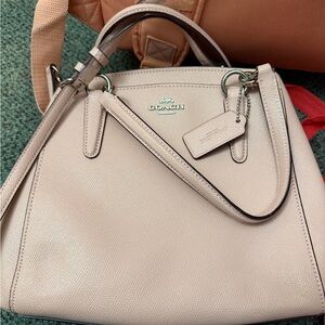 Coach Blush Leather Satchel